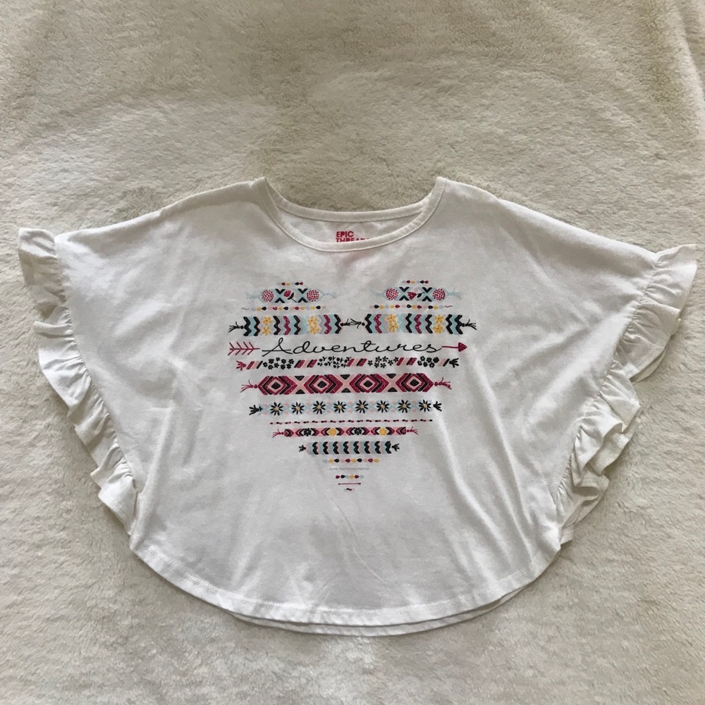 Girl’s Poncho Top! Size 5! Never worn!